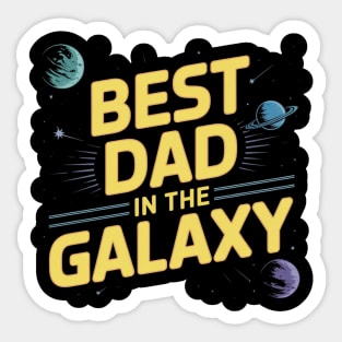 Best-Dad-In-The-Galaxy Sticker